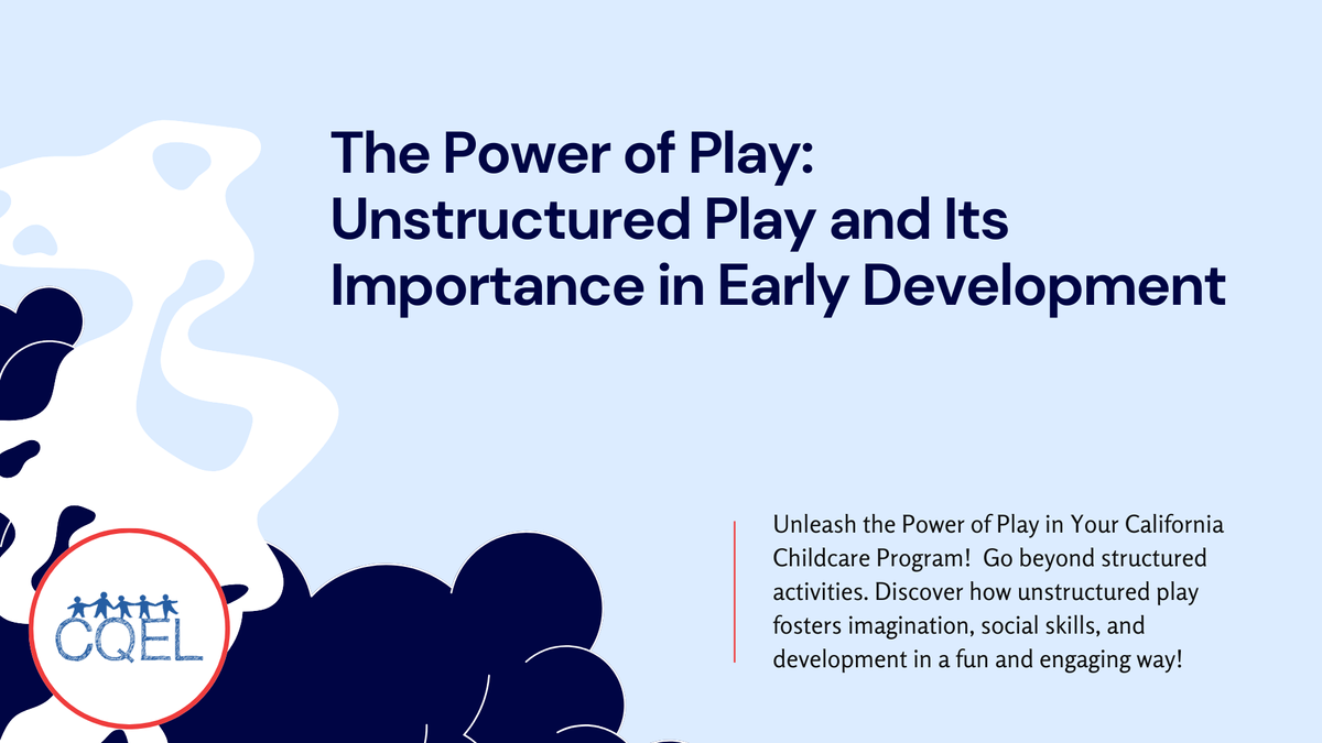 The Power of Play: Unstructured Play and Its Importance in Early Development