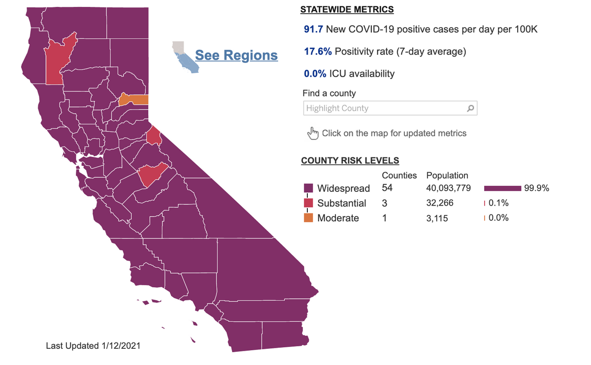 County-by-County COVID-19 Tier and Vaccine Resources